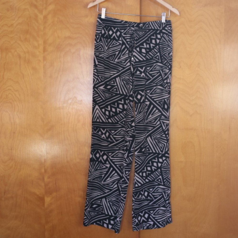 Flowy patterend pant, M